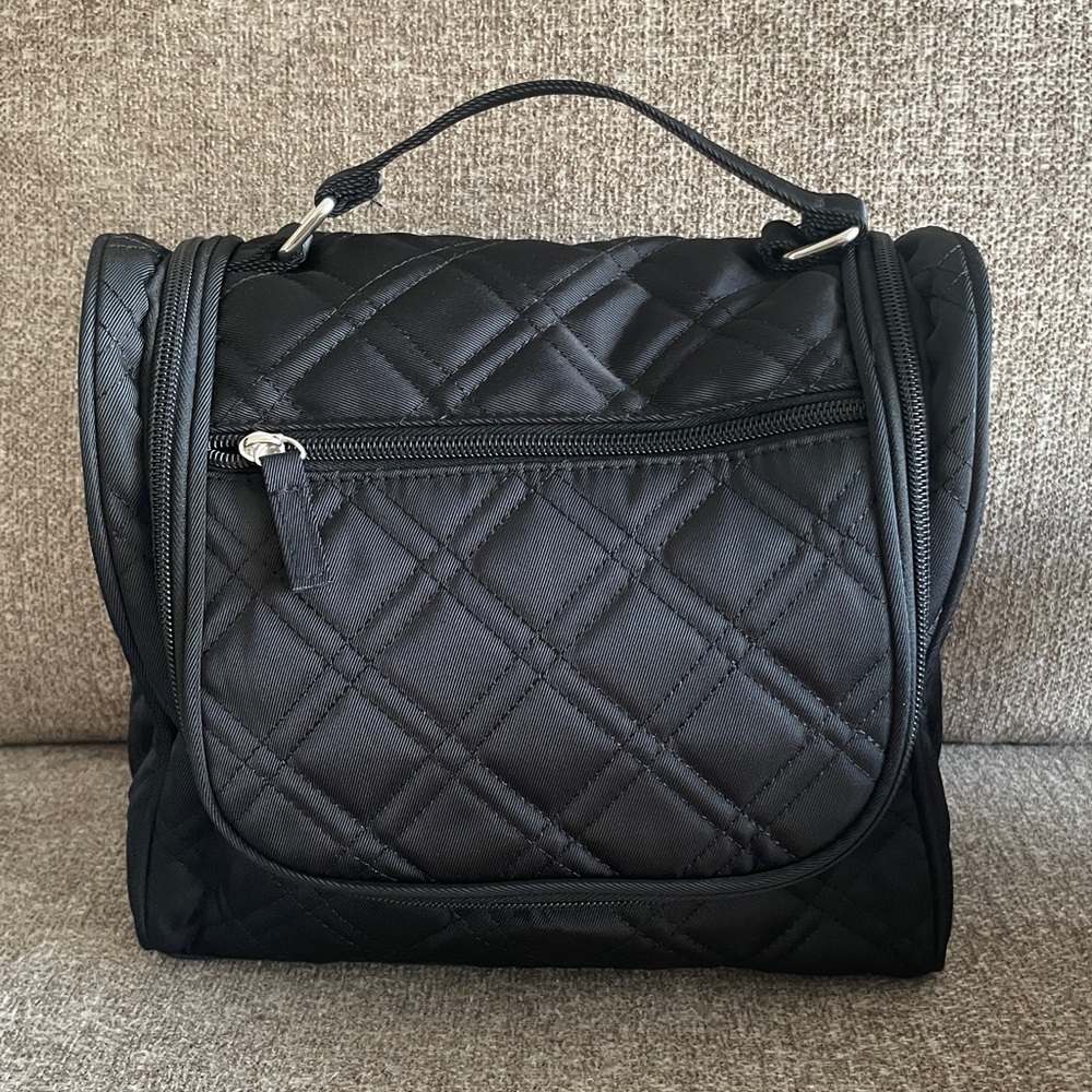 Quilted Black Travel Bag
